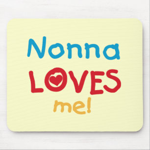 Nonna Loves Me T-shirts and Gifts Mouse Pad