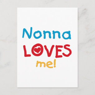 Nonna Loves Me T-shirts and Gifts Postcard