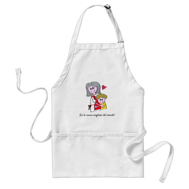 Nonna migliore del mondo standard apron (Front)