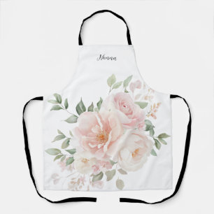 Nonna Pink Floral Apron