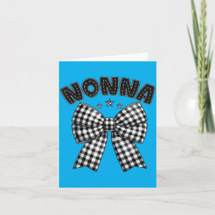 Nonna Pit Crew Family Racing Birthday Race Car Card