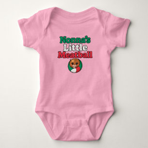 Nonna’s Little Meatball  Baby Bodysuit