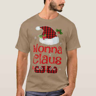 Nonna Santa Clause Hat Christmas Santa Family Xmas T-Shirt