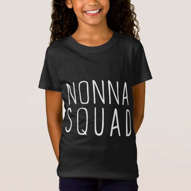Nonna Squad Cute Funny T-Shirt (Front)