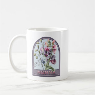Nonna Vintage Floral Grandmother Coffee Mug