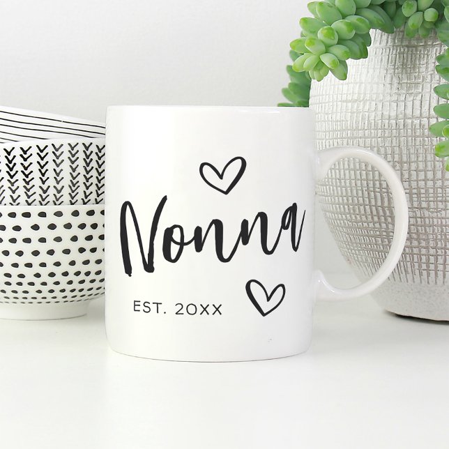 Nonna Year Established Grandma Coffee Mug (Creator Uploaded)