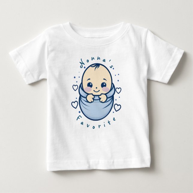 Nonna's favourite baby T-Shirt (Front)
