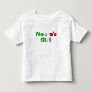 Nonna's Girl Toddler T-shirt to Match with Nonna