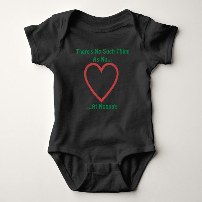 Nonna's Guy T-Shirt Baby Bodysuit (Front)