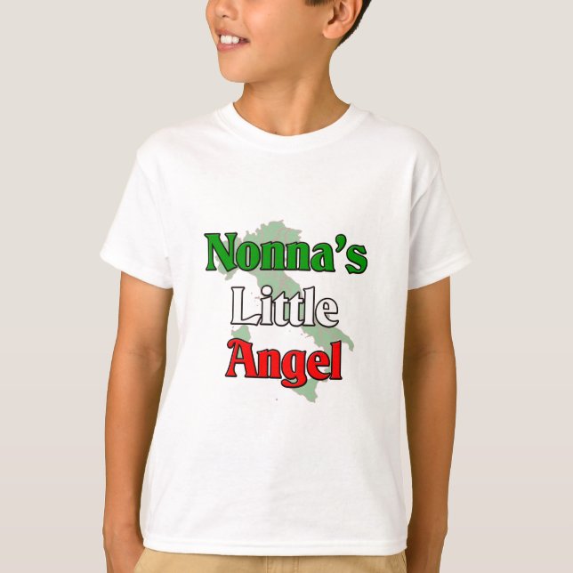 Nonna's (Italian Grandmother) Little Angel T-Shirt (Front)