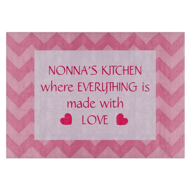 Nonna's Kitchen Customisable Cutting Board (Front)