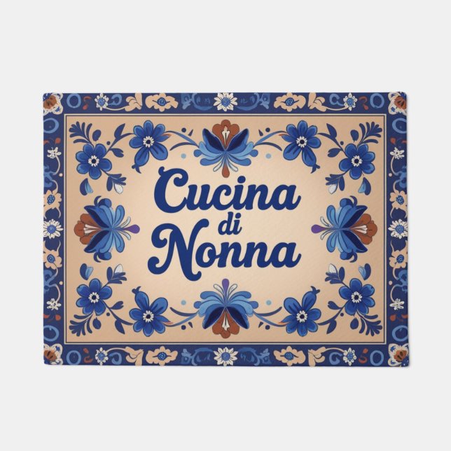 Nonna's Kitchen Doormat (Front)