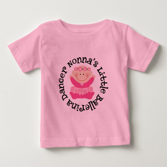 Nonna's Little Ballerina girls Tutu Tee (Front)
