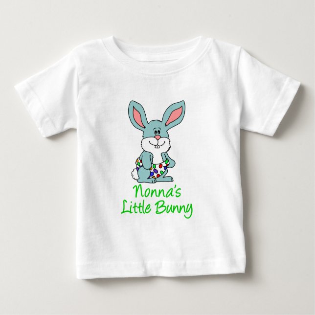 Nonna's Little Bunny Baby T-Shirt (Front)