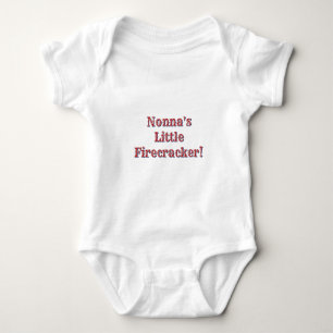 Nonna's Little Firecracker! USA 250 Fireworks Baby Bodysuit