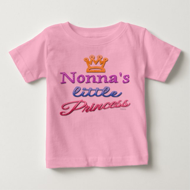 Nonna's Little Princess Baby Toddler T-Shirt (Front)