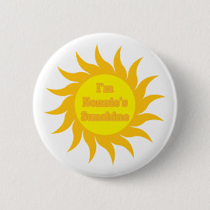 Nonnie's Sunshine 6 Cm Round Badge