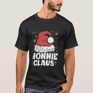 Nonnie Claus Christmas Family Matching Xmas Santa T-Shirt
