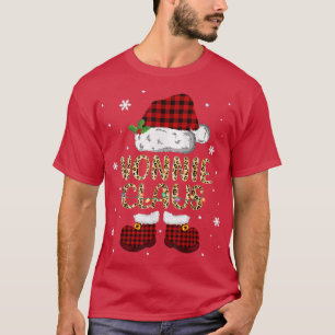 Nonnie Clause Santa Hat Christmas Merry Xmas Famil T-Shirt