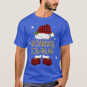 Nonnie Clause Santa Hat Christmas Merry Xmas Famil T-Shirt