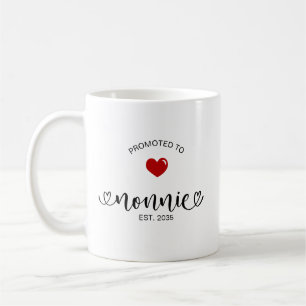 Nonnie Established New Grandmother Gift Coffee Mug