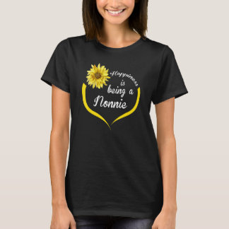 Nonnie  Happiness Is Being A Nonnie T-Shirt