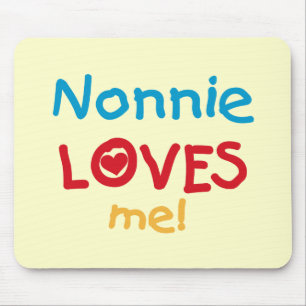 Nonnie Loves Me Tshirts and Gifts Mouse Pad
