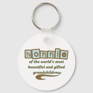 Nonnie of Gifted Grandchildren Key Ring