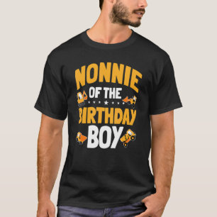 Nonnie Of The Birthday Boy Construction Worker Bda T-Shirt