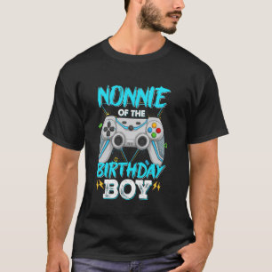 Nonnie Of the Birthday Boy Matching Video Game Bir T-Shirt