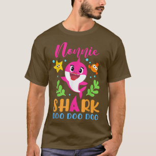 Nonnie SharkNonnie Shark Lover Family Mothers Day  T-Shirt