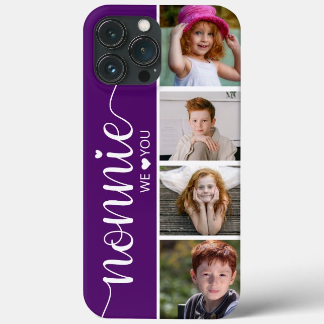 Nonnie We Love You Photo Case-Mate iPhone Case (Back)