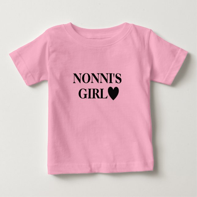 Nonni's girl baby T-Shirt (Front)