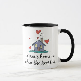 Nonni's Home is Where the Heart is Mug