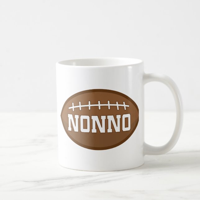 Nonno Football Gift Coffee Mug (Right)
