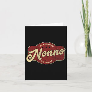Nonno Like A Grandpa But Cooler - Italian Nono Card