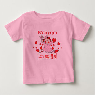 Nonno Love's me Rag Doll Baby T-Shirt
