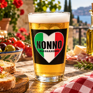 Nonno Personalised Glass Tumbler