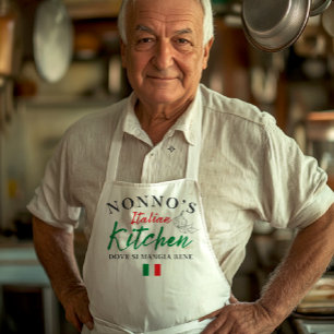 Nonno’s Italian Kitchen Apron - Dove Si Mangia Ben