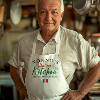 Nonno’s Italian Kitchen Apron - Dove Si Mangia Ben