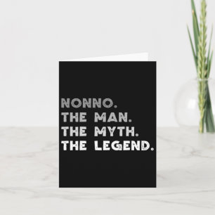 Nonno The Man The Myth The Legend Cool Nonno  Card