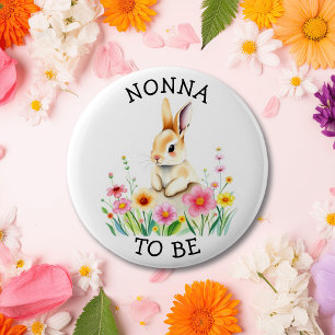 Nonno to be Woodland Themed Baby Shower 6 Cm Round Badge