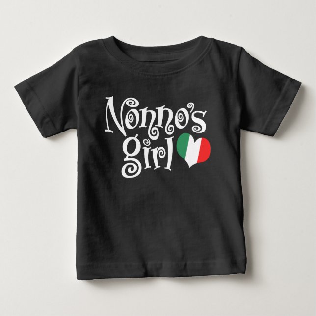 Nonno's Girl Baby T-Shirt (Front)