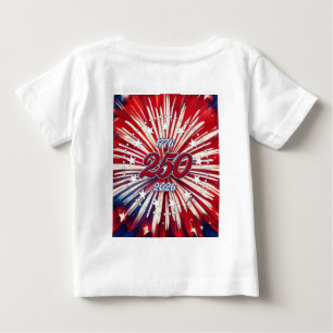 Nonno's Little Firecracker! USA 250 Fireworks Baby T-Shirt
