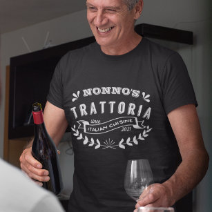 Nonno's Trattoria Italian Grandpa Kitchen T-Shirt