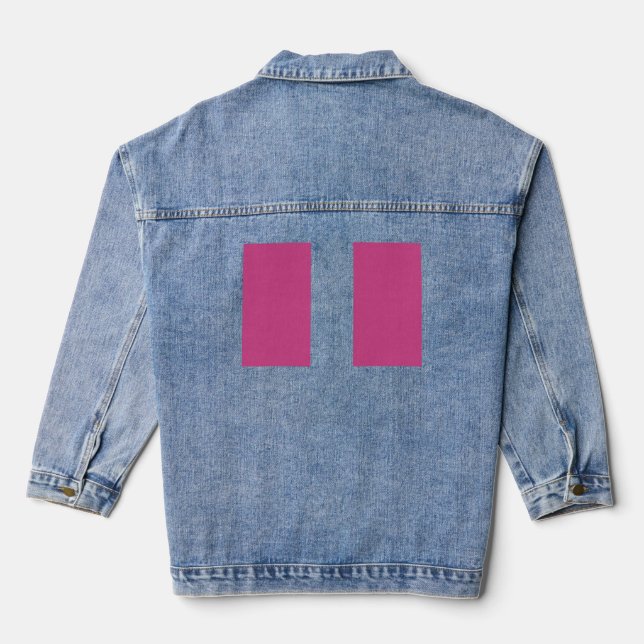 NONON SIMPLE LOGO CELL ANGEL DENIM JACKET (Back)