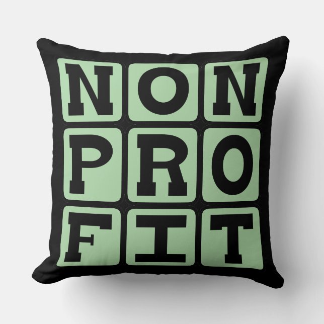 Nonprofit, Organisation Designation Cushion (Front)