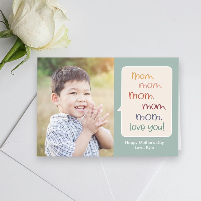 Nonstop Mum Mother's Day Card From Kid (Creator Uploaded)