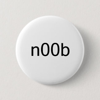 noob 6 cm round badge