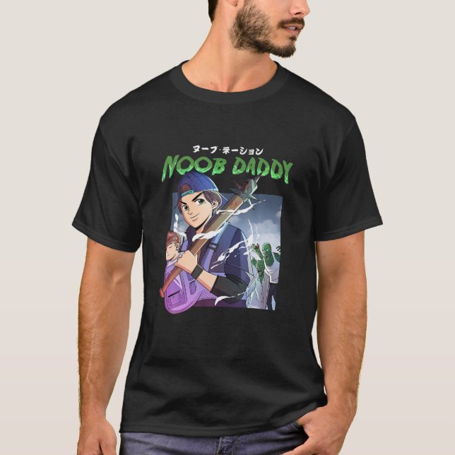 Noob Daddy Zombie Apocalypse Tee (Front)